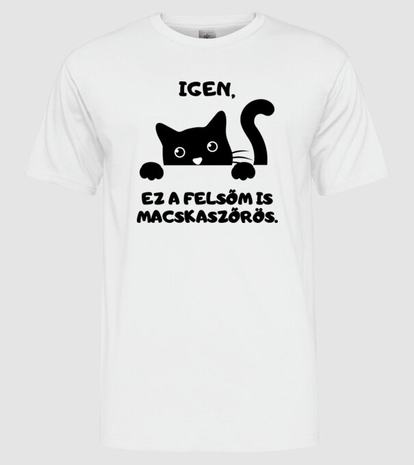  minta fehér pólón
