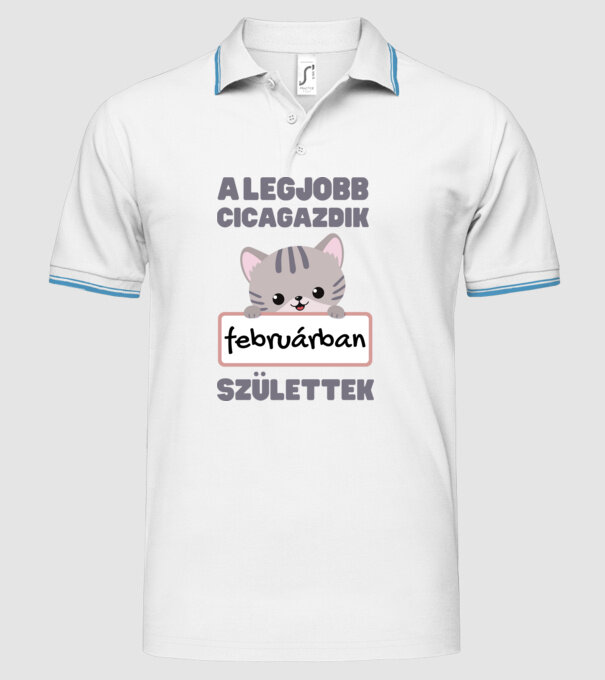  minta fehér pólón