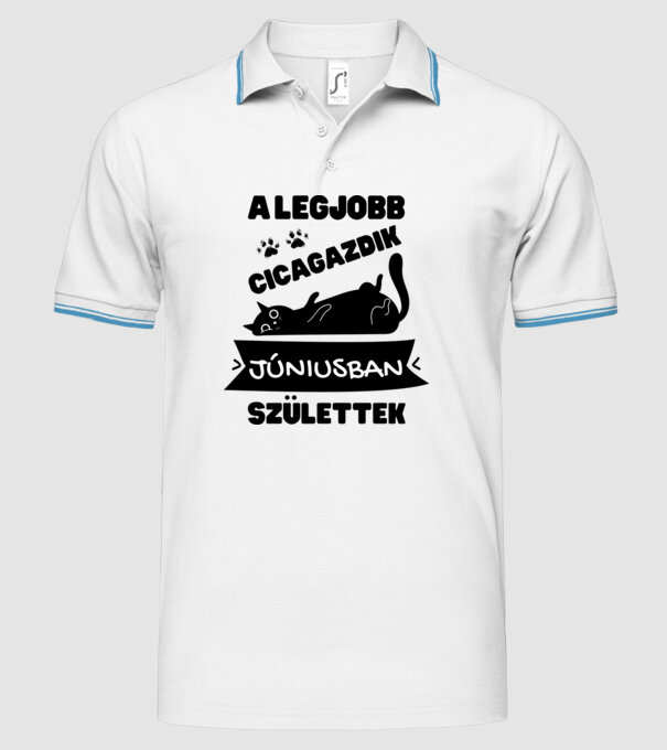 minta fehér pólón
