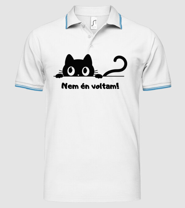  minta fehér pólón