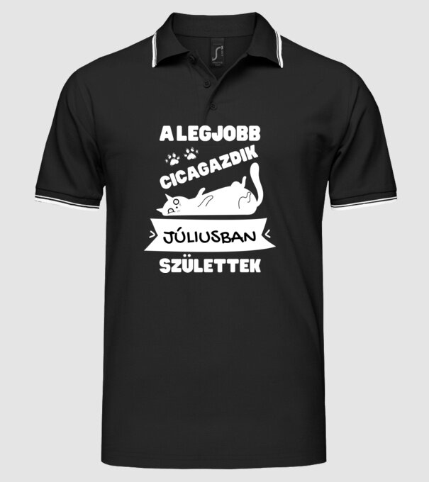  minta fekete pólón