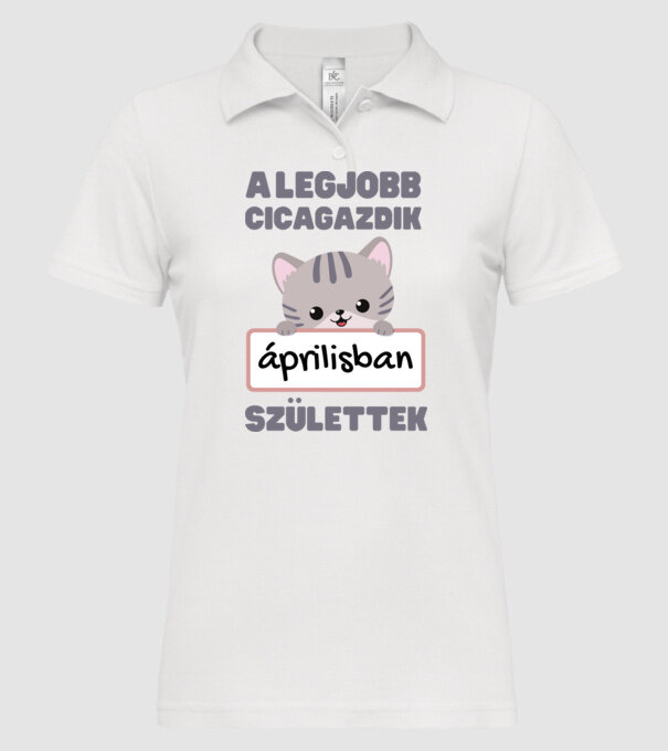  minta fehér pólón