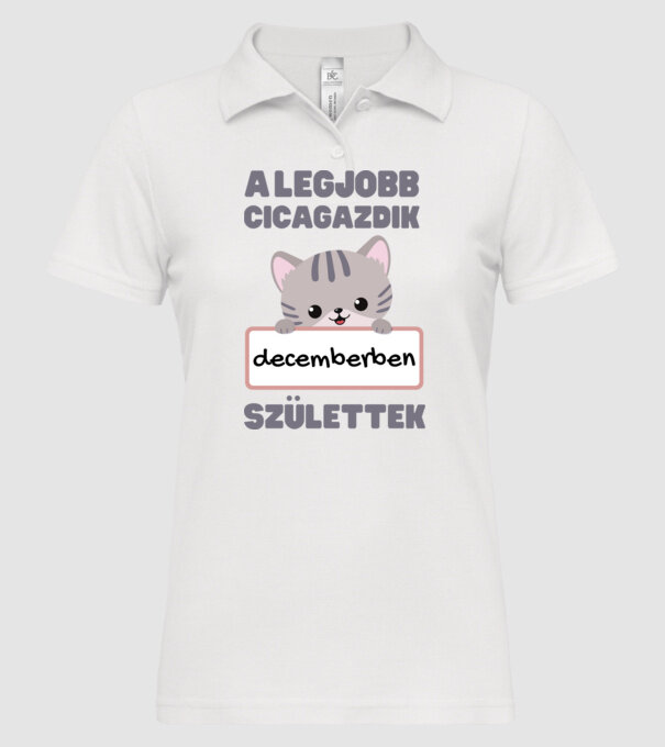  minta fehér pólón