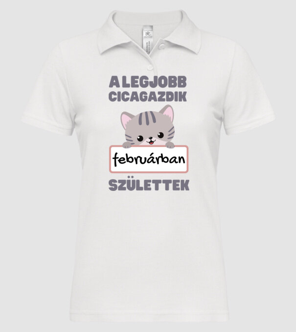  minta fehér pólón