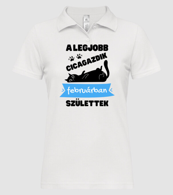 minta fehér pólón