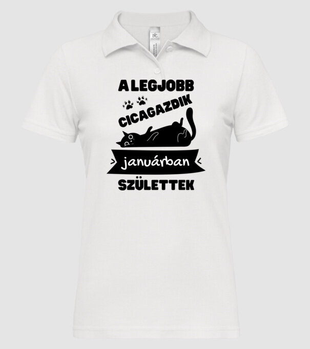  minta fehér pólón