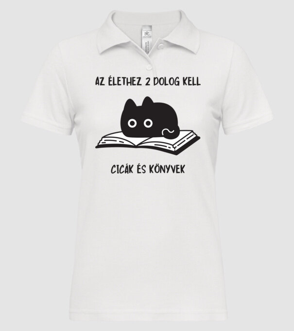  minta fehér pólón