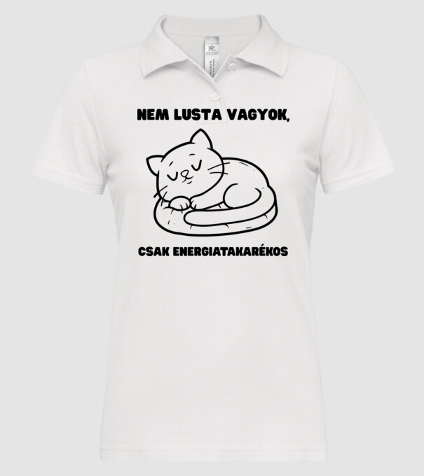  minta fehér pólón