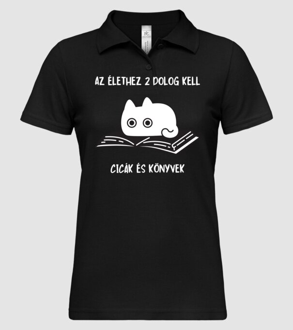  minta fekete pólón