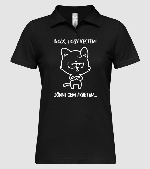  minta fekete pólón
