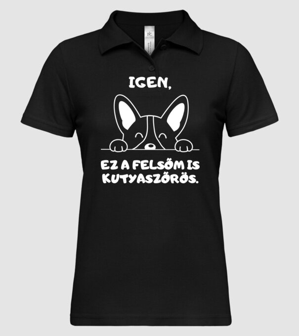  minta fekete pólón