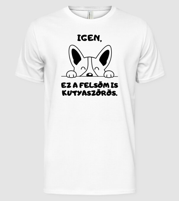  minta fehér pólón