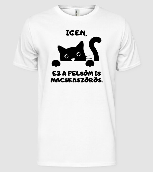  minta fehér pólón