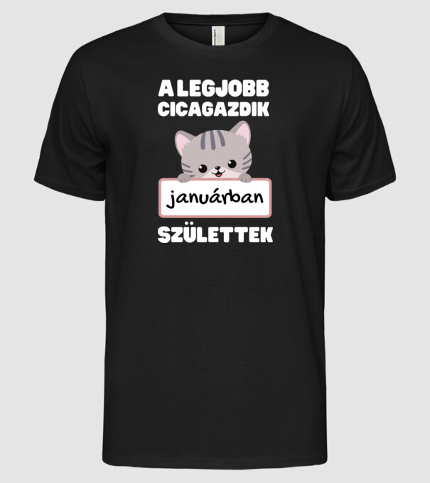  minta fekete pólón