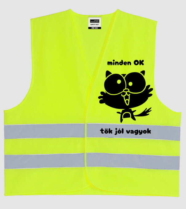  minta neonsárga pólón