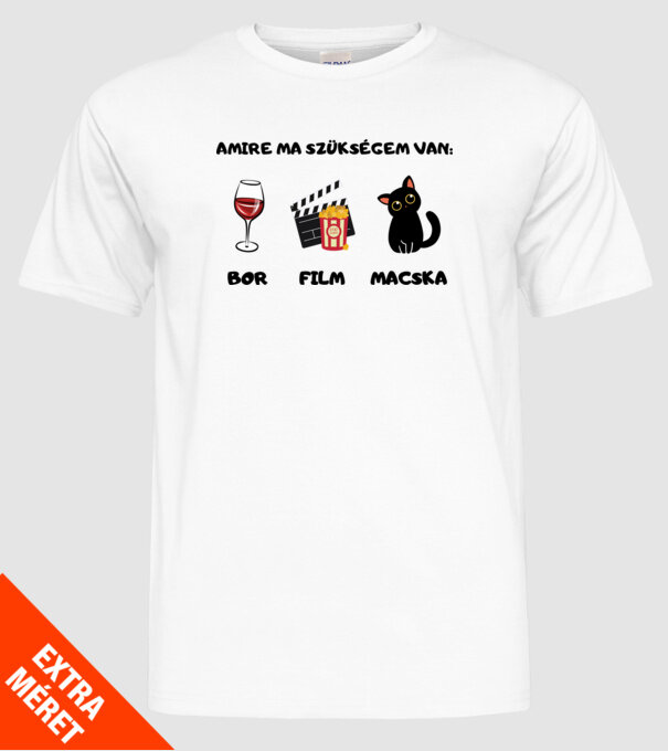  minta fehér pólón