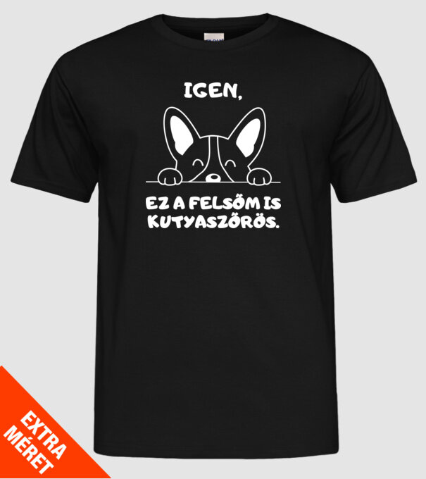 minta fekete pólón