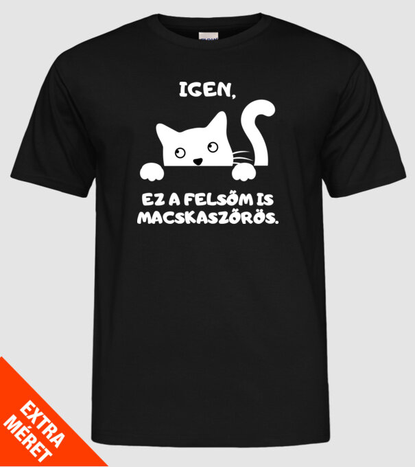  minta fekete pólón
