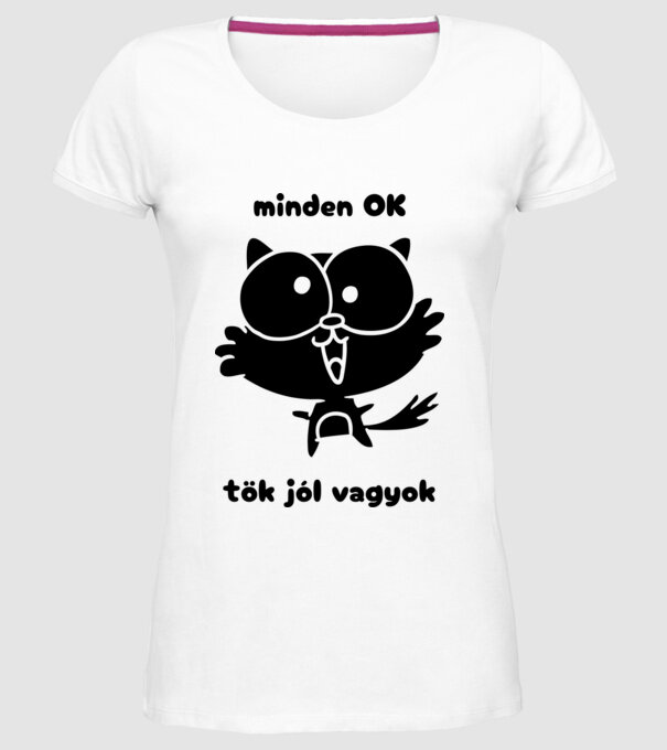  minta fehér pólón