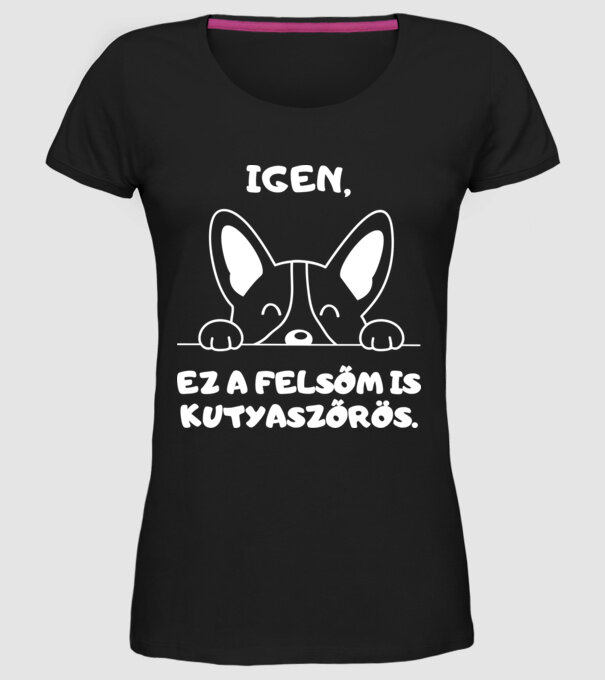  minta fekete pólón