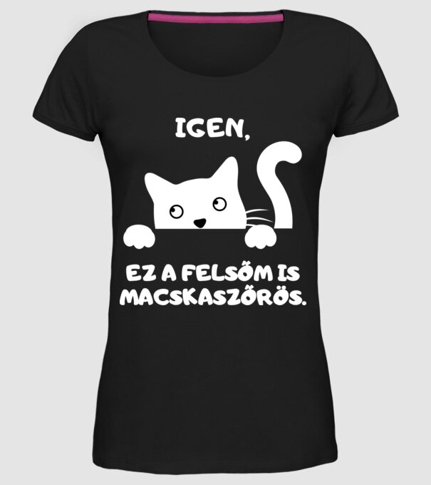  minta fekete pólón