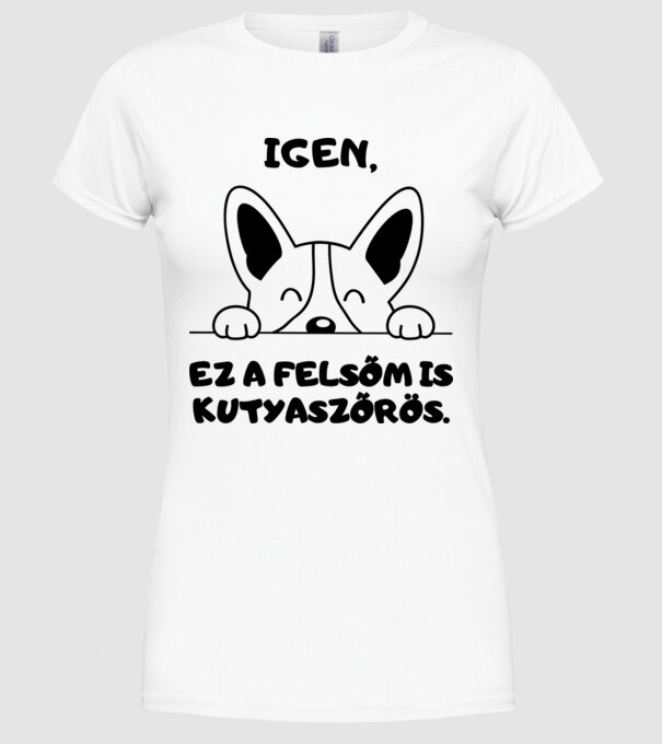  minta fehér pólón