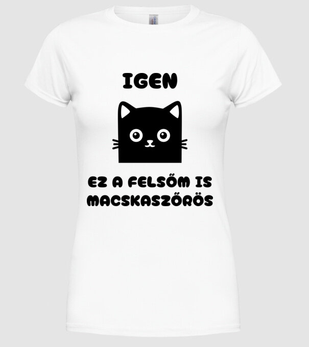  minta fehér pólón