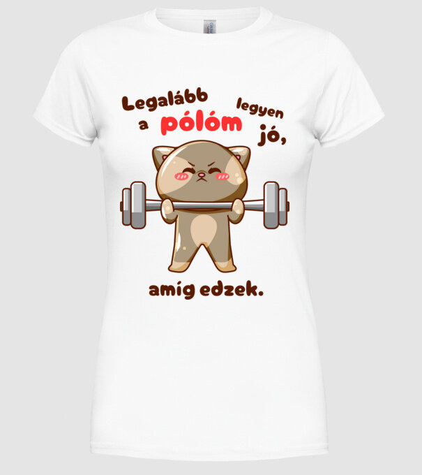  minta fehér pólón