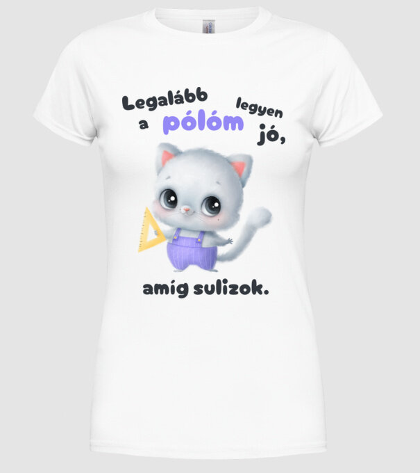  minta fehér pólón