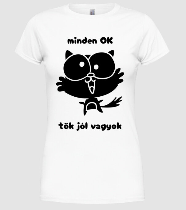  minta fehér pólón