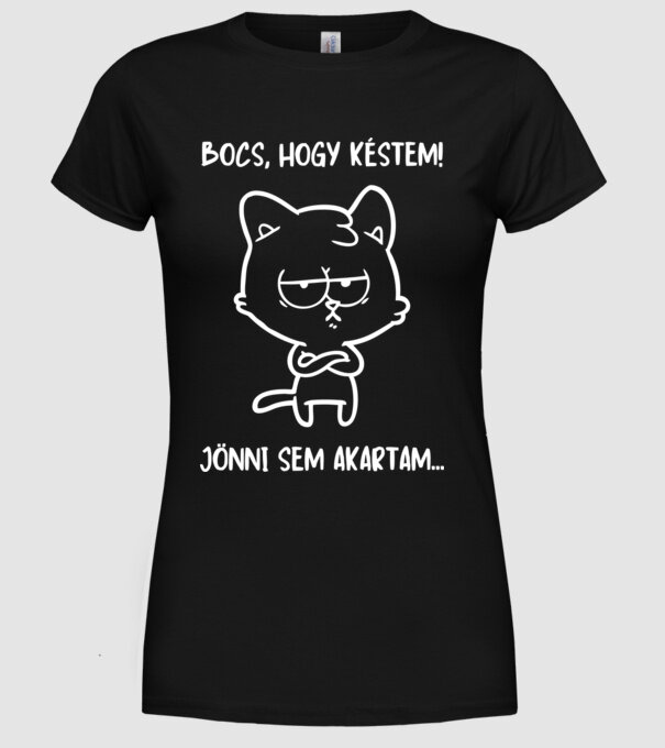  minta fekete pólón