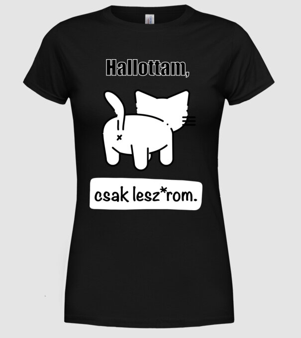  minta fekete pólón