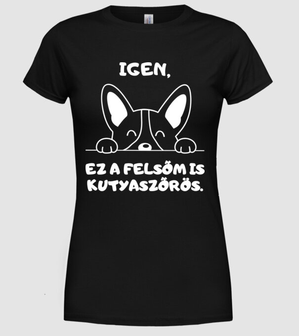  minta fekete pólón