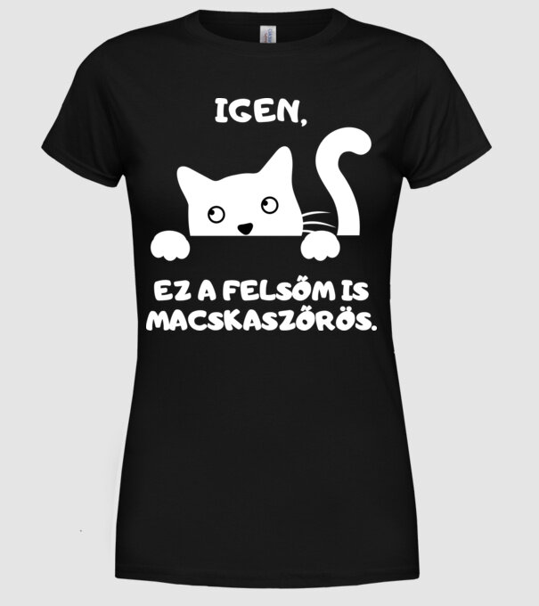  minta fekete pólón