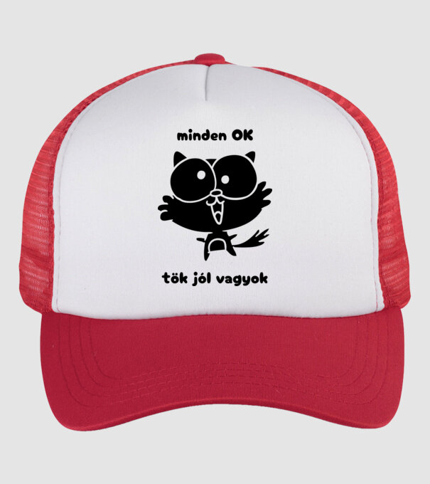  minta fehér/piros pólón