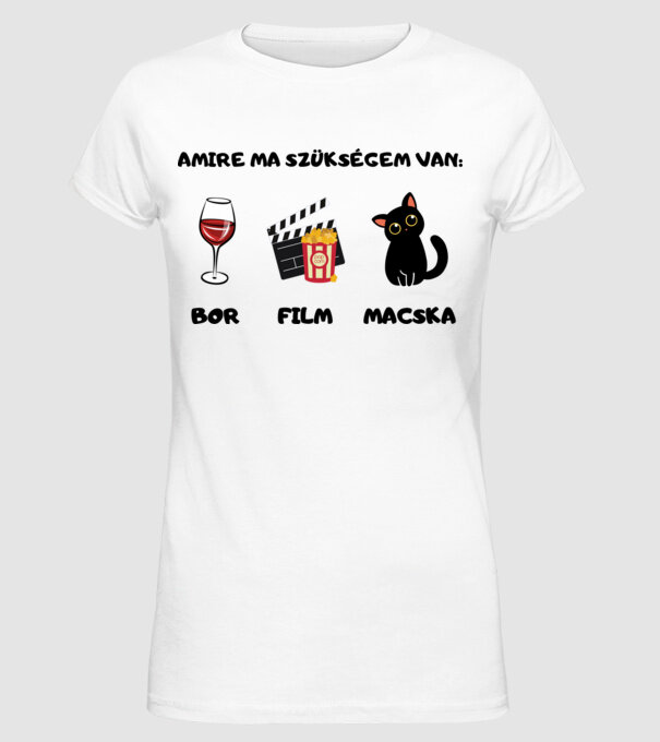  minta fehér pólón