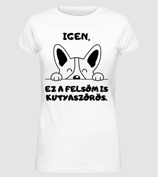  minta fehér pólón