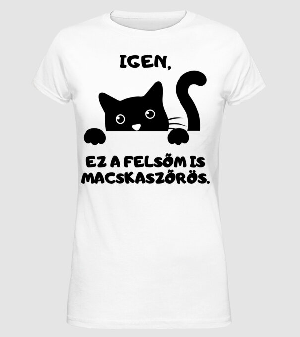  minta fehér pólón