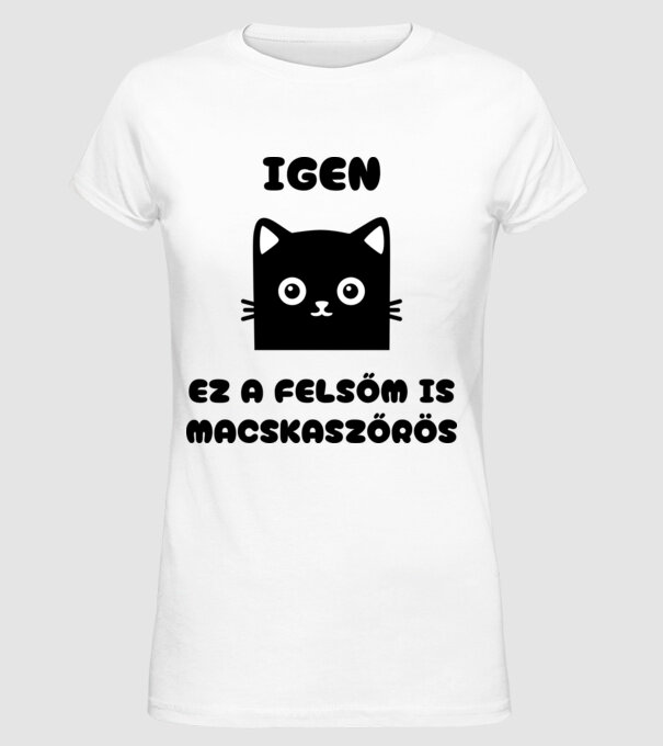  minta fehér pólón