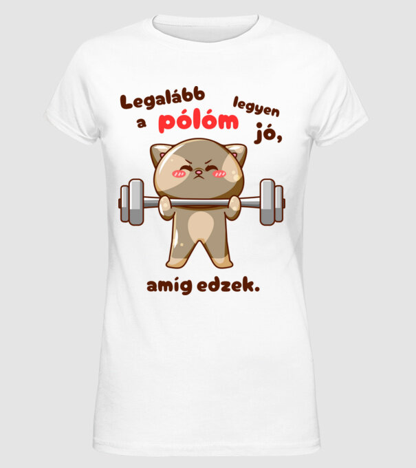  minta fehér pólón
