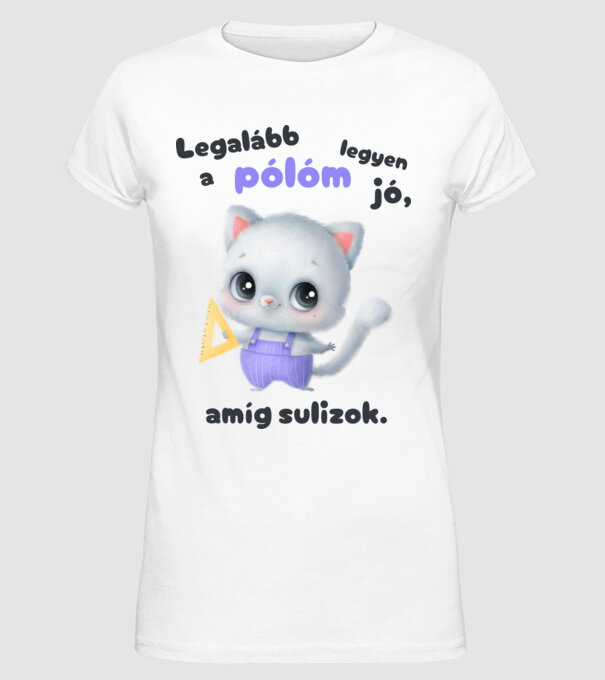  minta fehér pólón