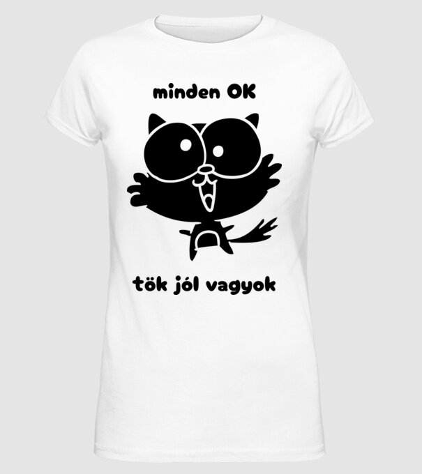  minta fehér pólón