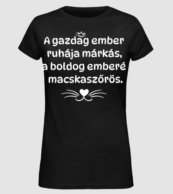  minta fekete pólón