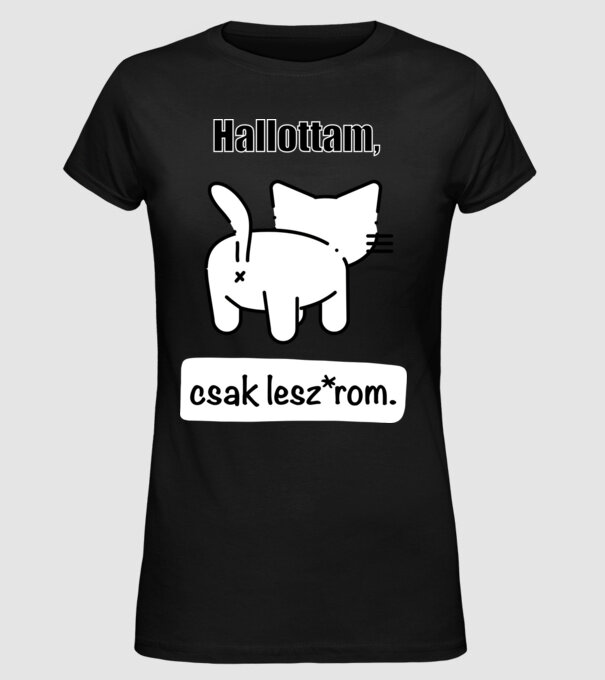  minta fekete pólón