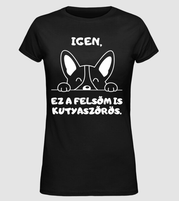  minta fekete pólón
