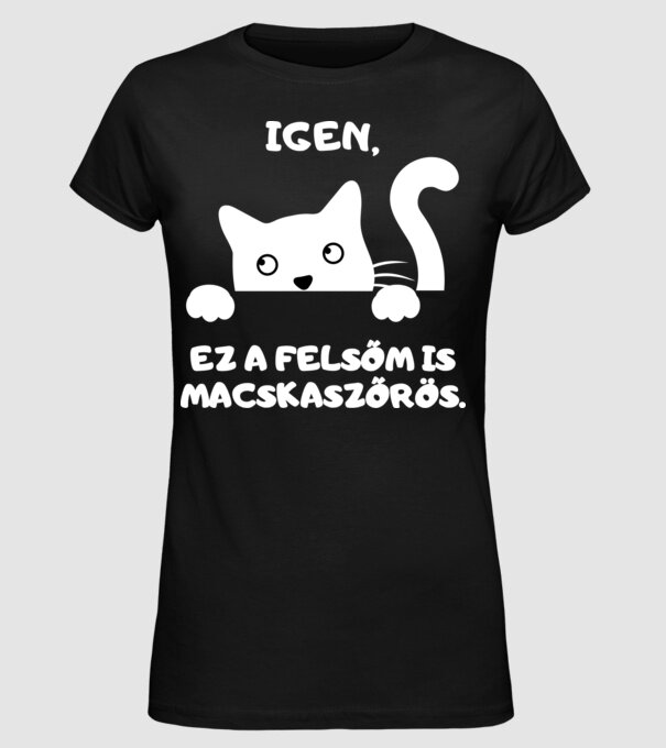 minta fekete pólón
