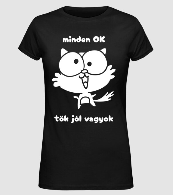  minta fekete pólón