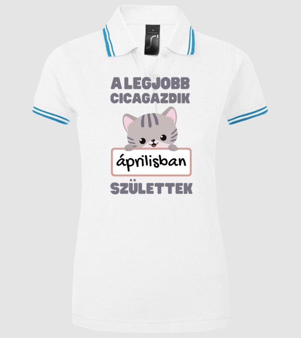  minta fehér pólón