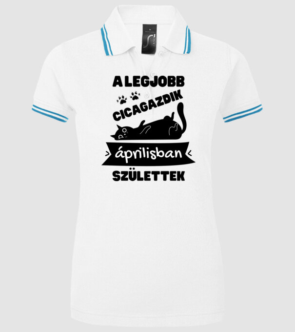  minta fehér pólón