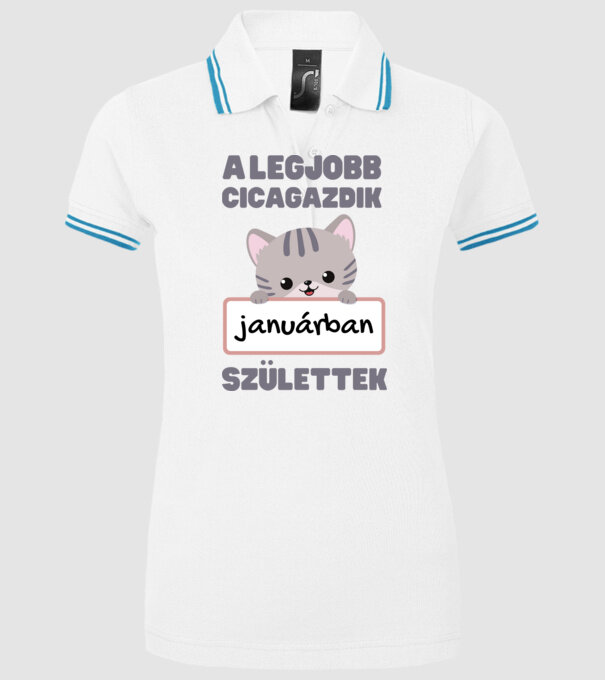  minta fehér pólón
